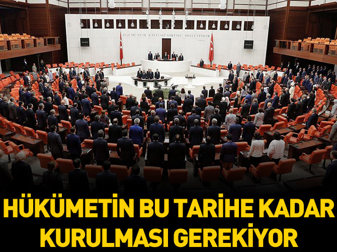 Hükümetin 23 Ağustos'a kadar kurulması gerekiyor