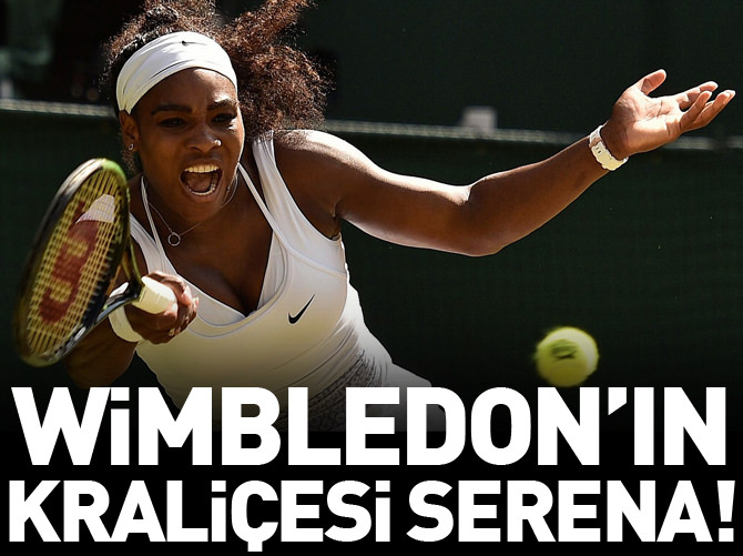 Wimbledon'ın kraliçesi Serena Williams