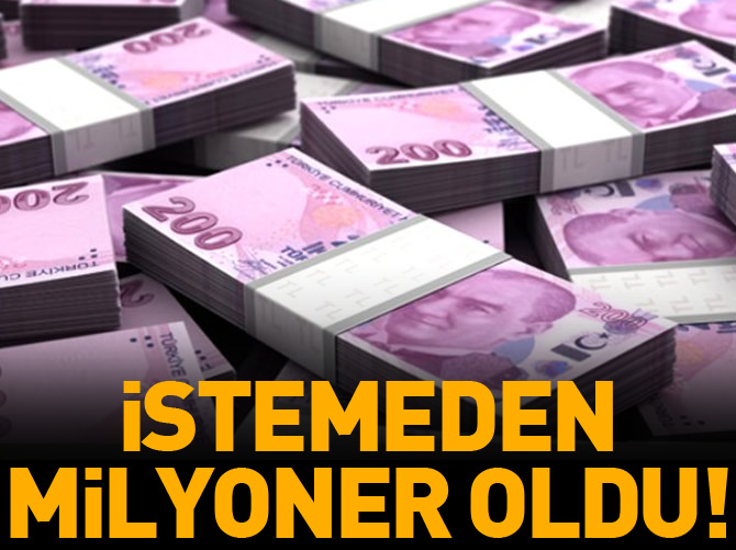 İstemeden oynadı milyoner oldu