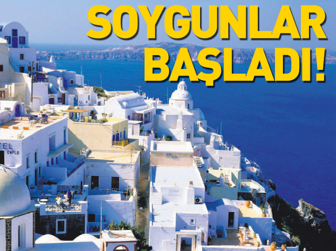 Yunan Adaları'nda hırsızlıklar başladı!