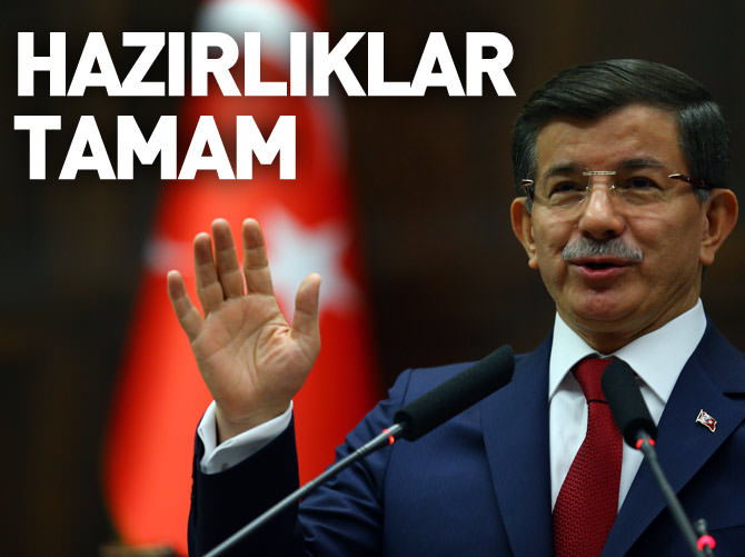 Davutoğlu hazırlıklarını tamamladı
