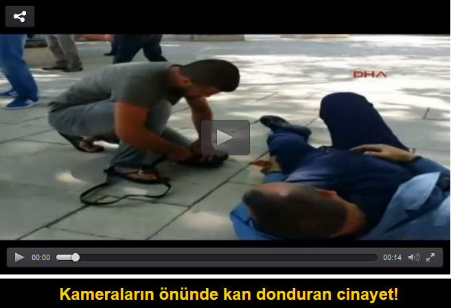 Kameraların önünde kan donduran cinayet!