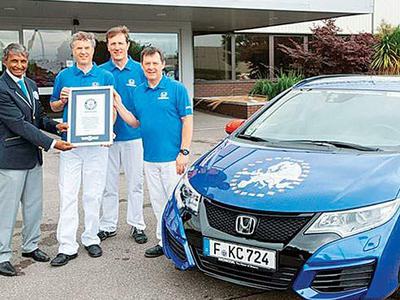 Honda’dan tüketimde dünya rekoru