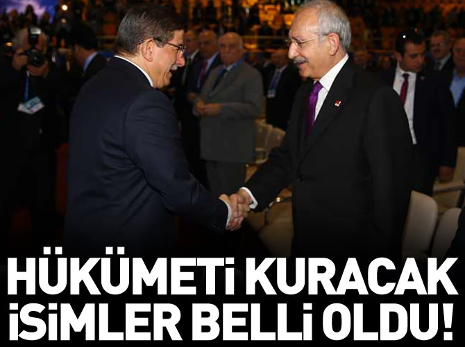 AK Parti ve CHP‘nin koalisyon heyetleri belli oldu