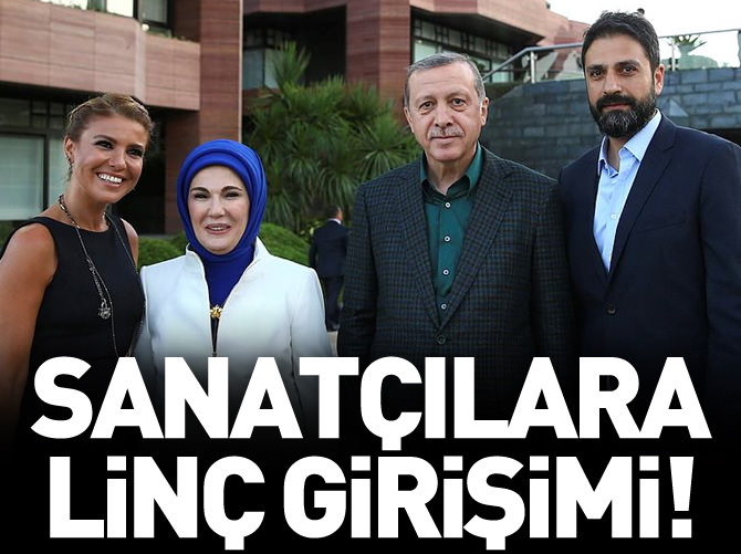 Cumhurbaşkanı Erdoğan'ın iftar yemeğine katılan sanatçılara linç girişimi!