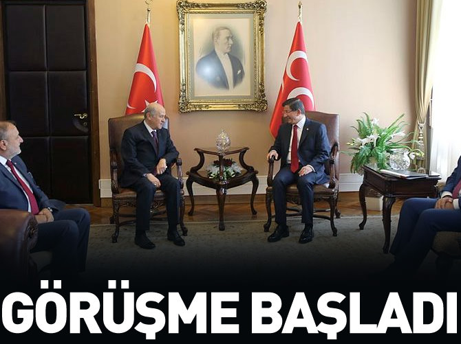 AK Parti ile MHP heyeti bir araya geldi