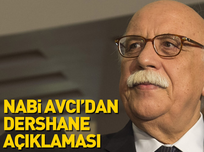 Avcı'dan dershane açıklaması