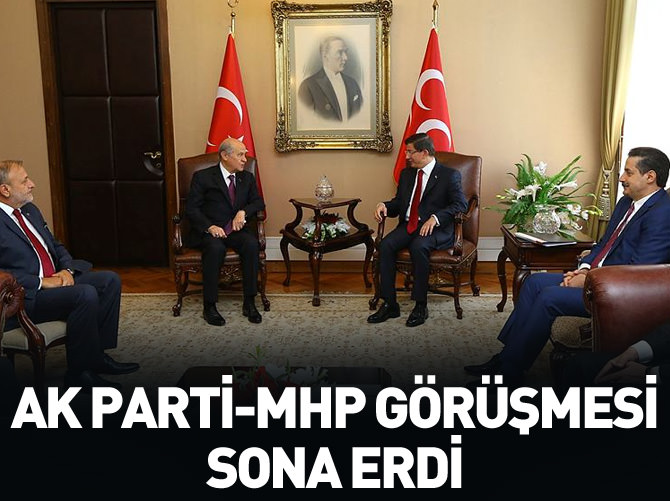 AK Parti ile MHP heyeti görüştü