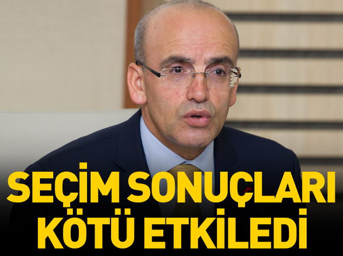 Mehmet Şimşek: Seçim sonuçları ile beklentilerde de bir kötüleşme var
