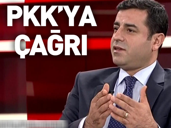 Demirtaş'tan PKK'ya çağrı