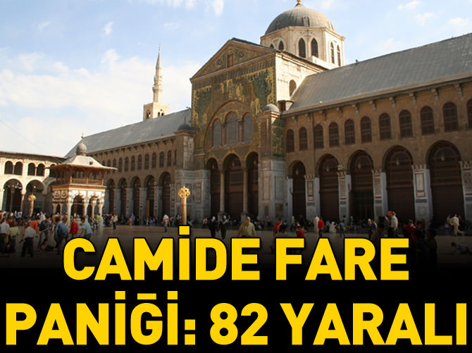 Camide fare paniği: 81 yaralı
