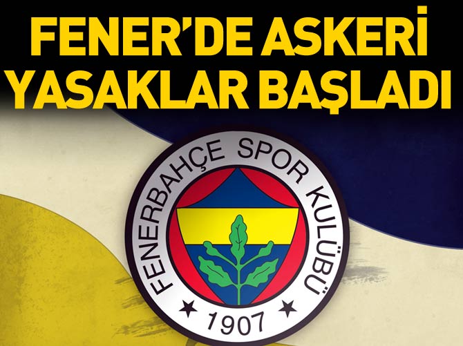 Pereira'dan askeri yasaklar!