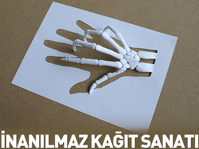 İnanılmaz kağıt sanatı