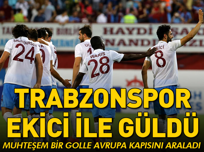 Trabzonspor tek golle geçti