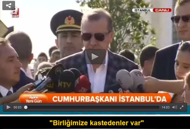 Erdoğan’dan bayram namazı çıkışı flaş açıklamalar