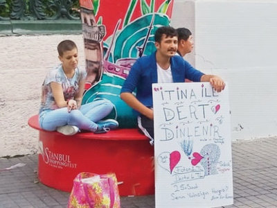 5 liraya itina ile dert dinlenir
