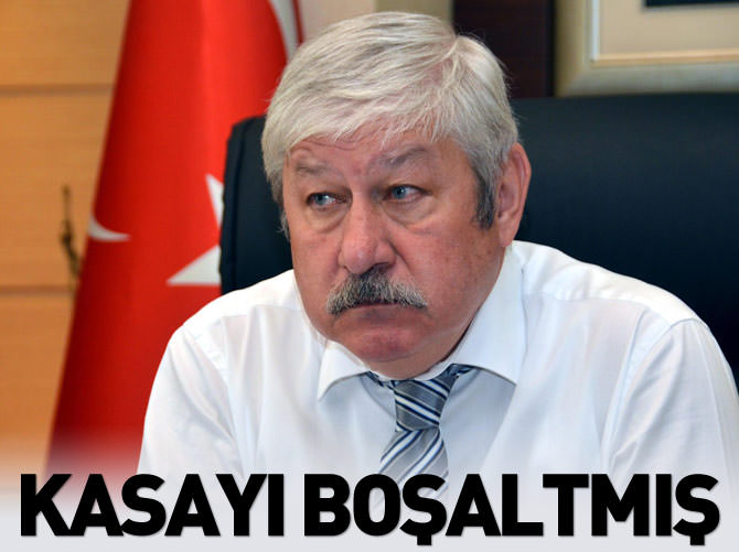 Akaydın kasayı boşaltmış