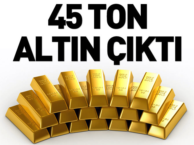Yastık altından "45 ton altın" çıktı
