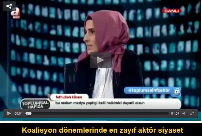Koalisyon dönemlerinde en zayıf aktör siyaset