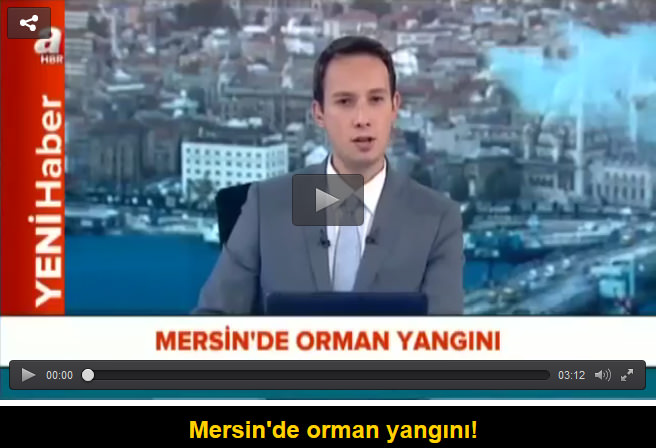 Mersin'de orman yangını! Bir mahalle boşaltıldı - 1
