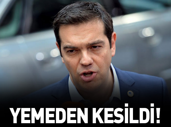 Yemeden kesildi