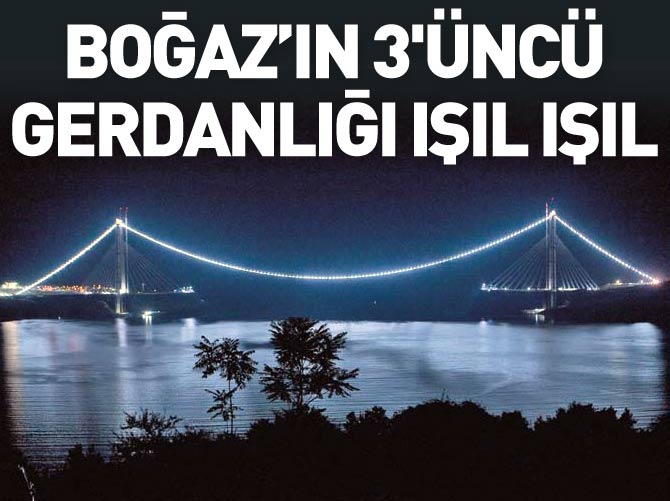 Boğaz'ın 3'üncü gerdanlığı ışıl ışıl