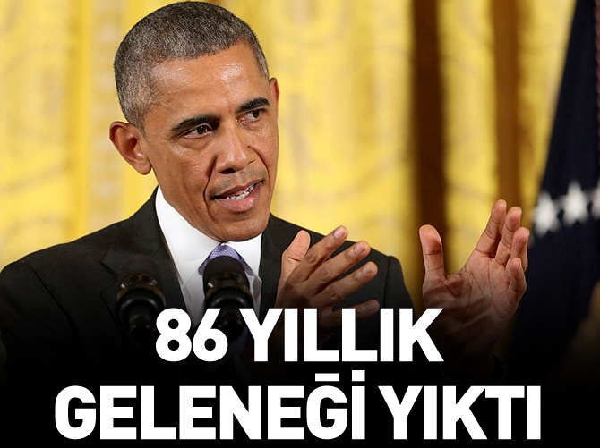 86 yıllık geleneği yıktı!