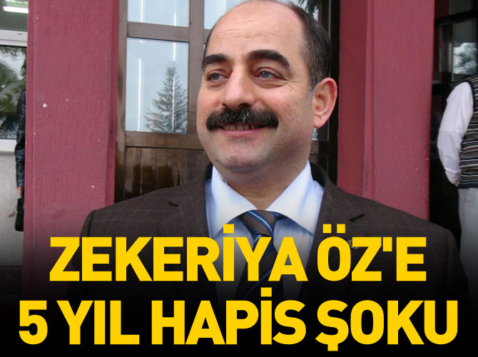 Zekeriya Öz'e 5 yıl hapis isteniyor