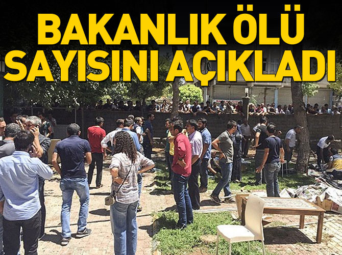 İçişleri Bakanlığı ölü sayısını açıkladı