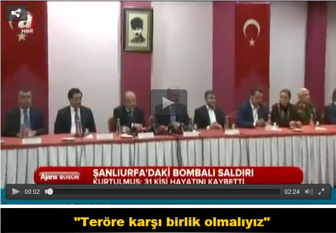 Numan Kurtulmuş’tan Suruç açıklaması