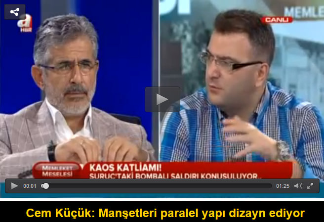 Cem Küçük: Manşetleri paralel yapı dizayn ediyor