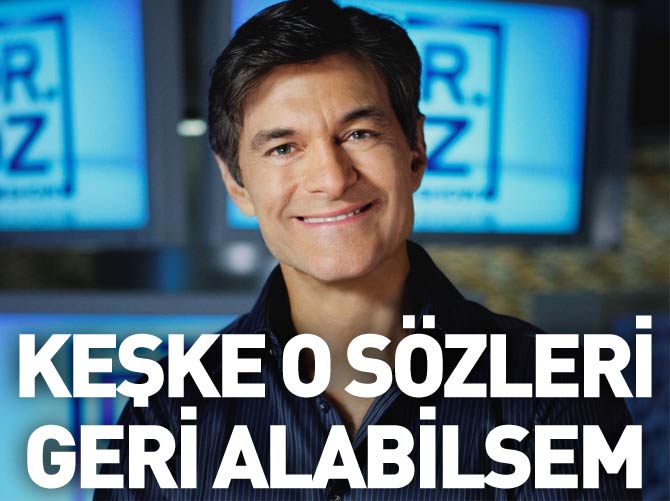 Mehmet Öz'den itiraf: Keşke o kelimeleri geri alabilsem
