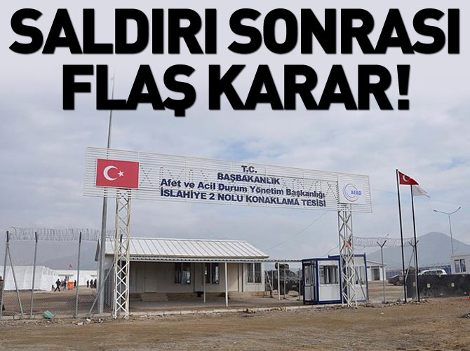 Çadır kentlerdeki Suriyeliler'in dışarı çıkması yasaklandı