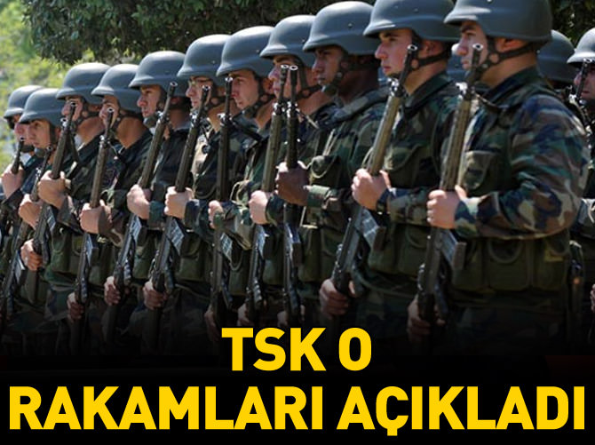 TSK Suriye sınırındaki son durumla ilgili rakamları paylaştı