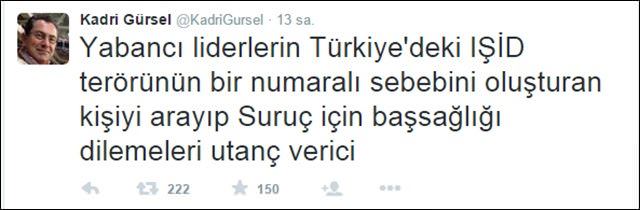 Milliyet, Erdoğan’a iftira atan Kadri Gürsel’in işine son verdi