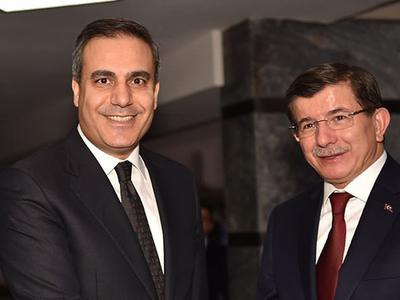Başbakan Davutoğlu, MİT Müsteşarı Fidan'ı kabul etti