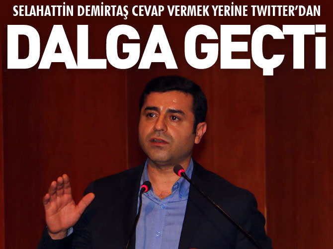 Demirtaş vahşete rağmen Twitter’dan dalga geçti
