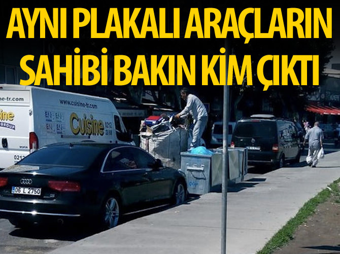 Aynı plakalı araçlar Sağlık Bakanlığı'na ait