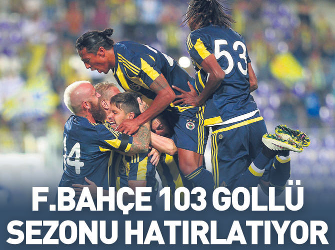 Fenerbahçe 103 gollü sezonu hatırlatıyor