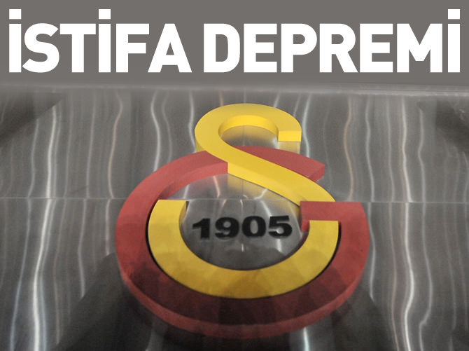 Galatasaray yönetiminde istifa depremi