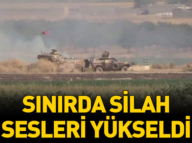 Cerablus'tan silah sesleri yükseldi