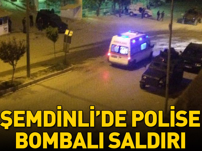 Şemdinli'de polise bombalı saldırı!