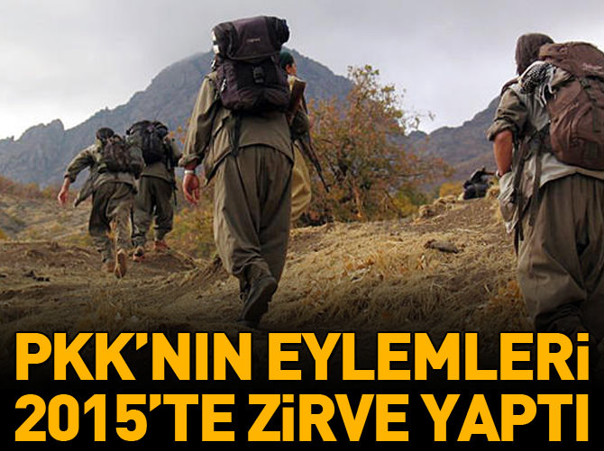 PKK'nın eylemleri 2015'te zirve yaptı