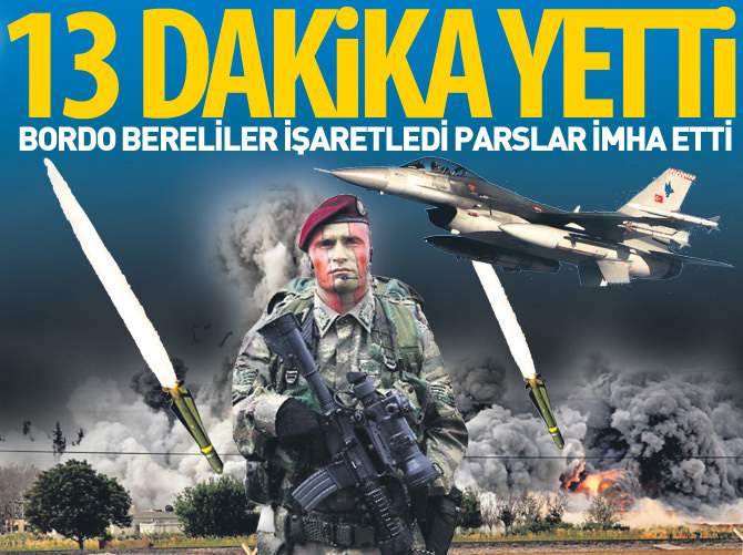 Kuzey Irak'ta PKK, Suriye'de DAEŞ vuruldu