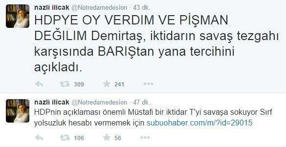 Ilıcak: HDP'ye verdim pişman değilim - 1