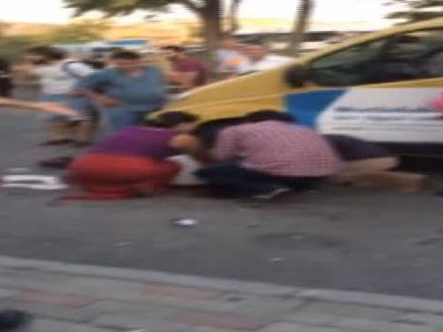 Dolmuş durağına park eden sürücü canından oldu