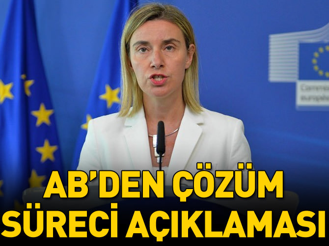 AB'den "Çözüm Süreci" açıklaması