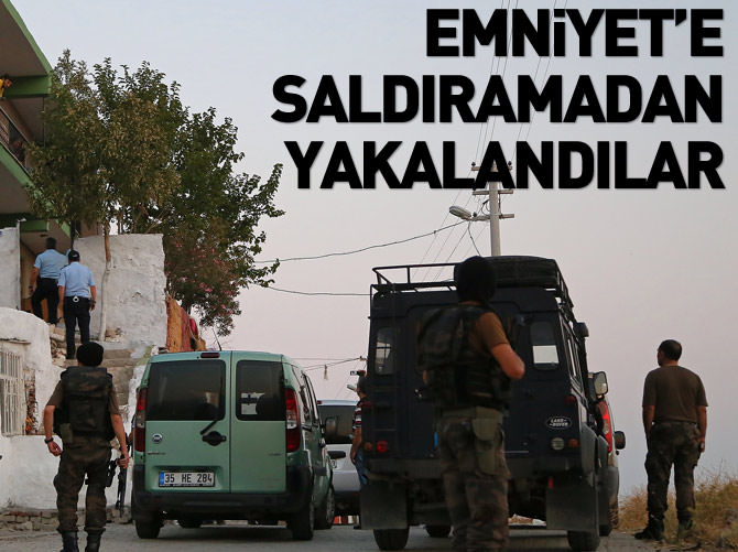 Karakola saldıramadan yakalandılar