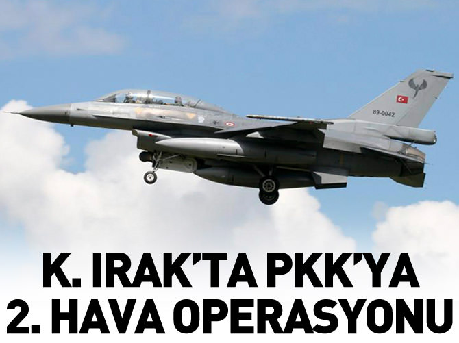 F16'lar PKK kamplarını vuruyor