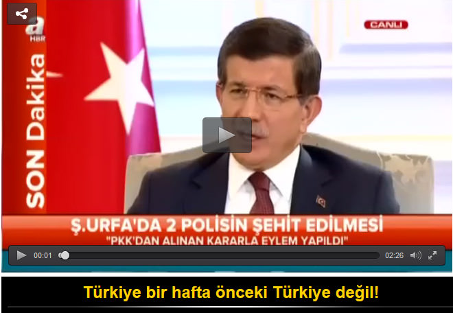 Davutoğlu: Herkes ayağını denk alsın!
